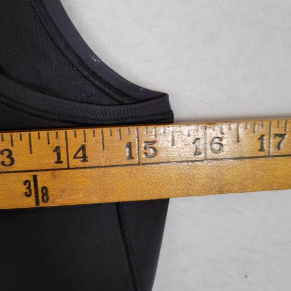 Lululemon Womens Nulu Square Neck Tank Sleeveless Bodysuit Size Large Black - Picture 6 of 8